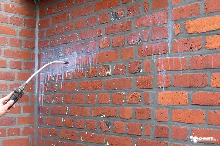 travaux protection pulverisation hydrofuge incolore renovation facade peintre batiment moret
