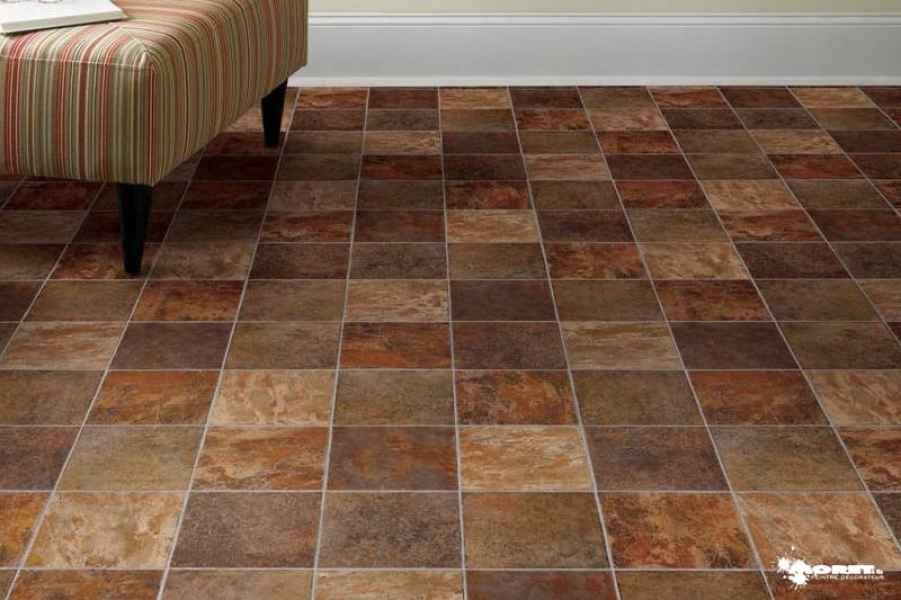 placement linoleum motif vintage 70 artisan peintre decorateur moret