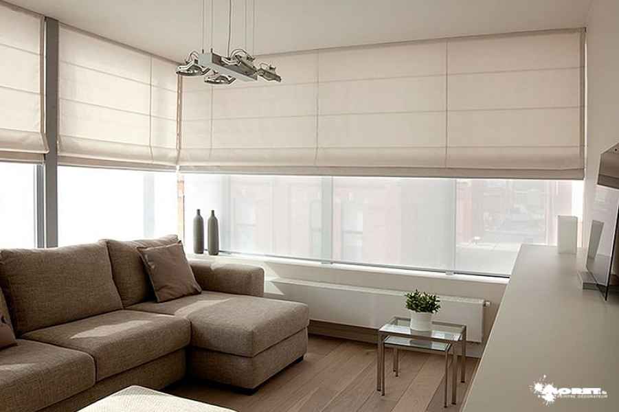 installation stores americains diaz sur mesure salon clair entreprise decorateur interieur moret
