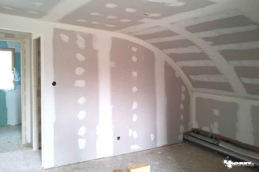 realisation montage cloisons comble entreprise peintre decorateur interieur moret